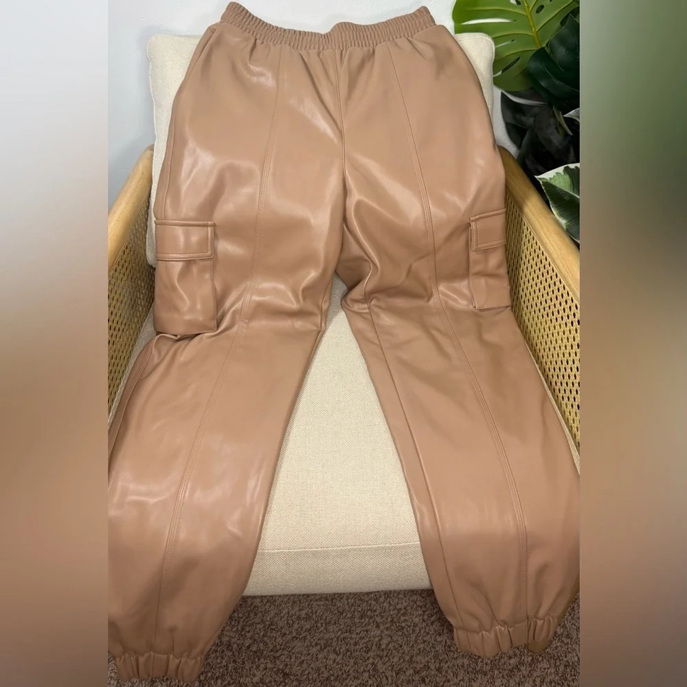 Alo Yoga Faux Leather Power Hour Jogger 29